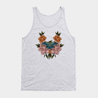 Moth and Roses Tank Top